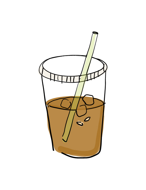 illustration of lebanese iced tea