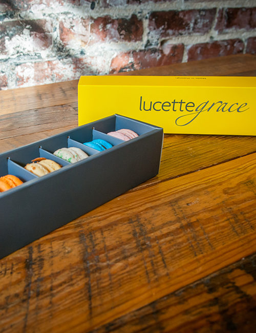 the lucettegrace 8 piece macaron gift box